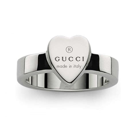 gucci geart ring|Gucci heart bracelet with trademark.